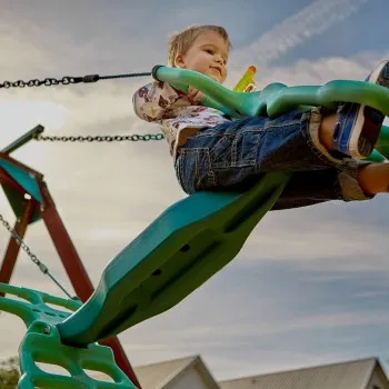 child swing set