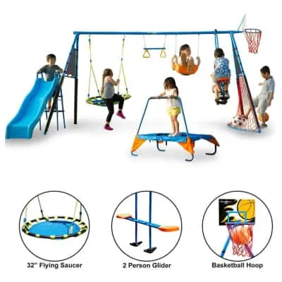 fitness reality metal swing set