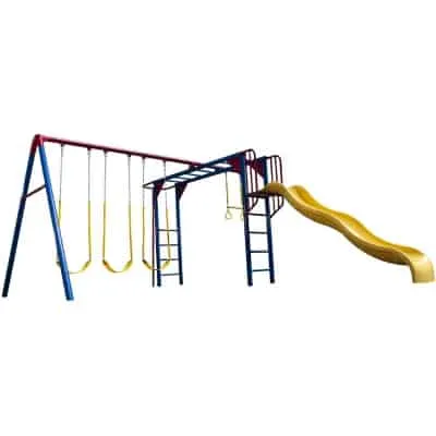 lifetime swingset with slide