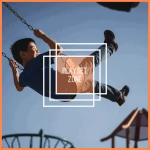 Playset Zone Chilld On Swing Set